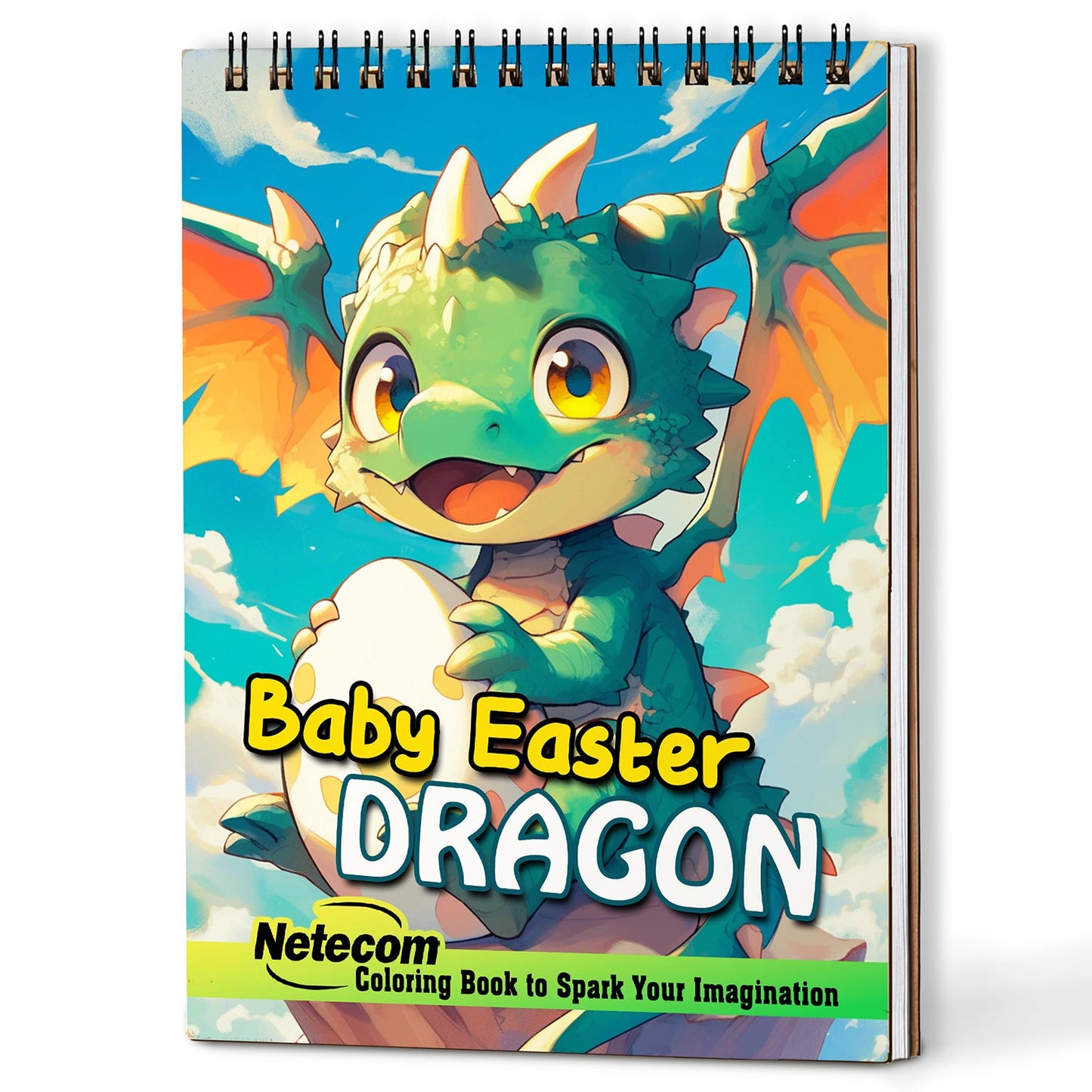 Netecom Baby Easter Dragon Coloring Book For Adults