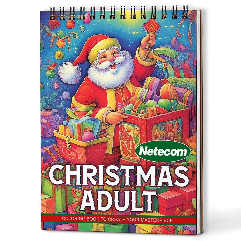 Netecom Christmas Adult Coloring Book For Adults