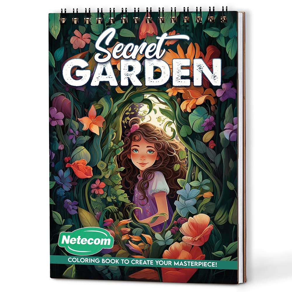 Netecom Secret Garden Coloring Book For Adults