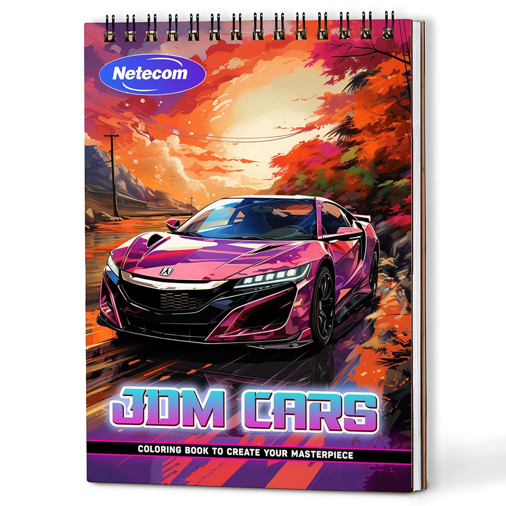 JDM Cars Coloring Book For Adults