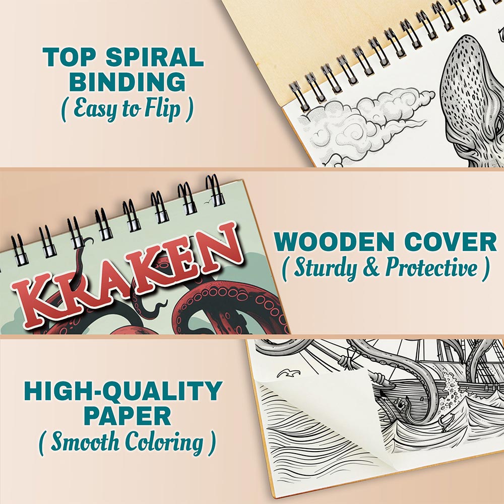 Netecom Kraken Coloring Pages For Adults