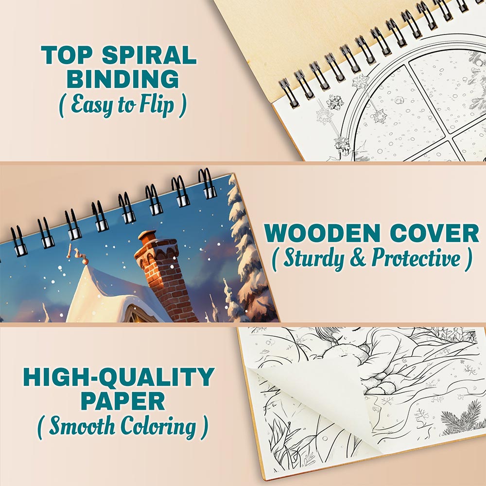 Netecom Heartwarming Christmas Coloring Pages For Adults