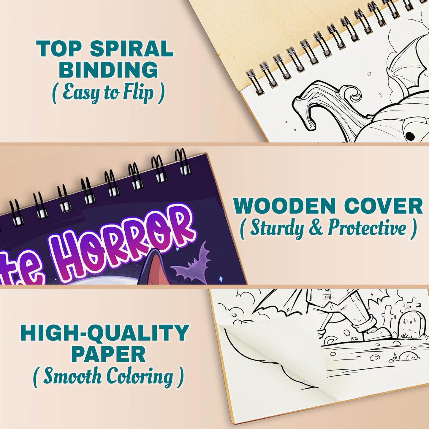 Netecom Cute Horror Coloring Pages For Adults