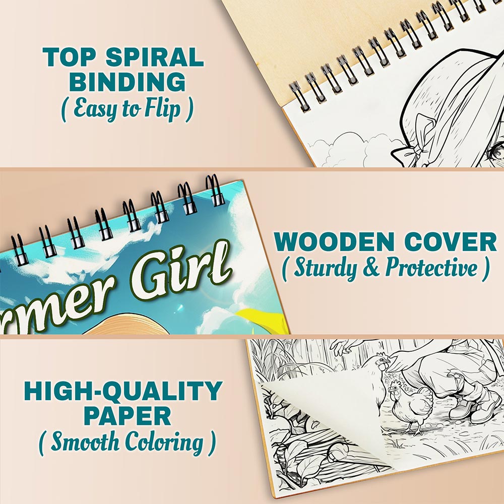 Netecom Farmer Girl Coloring Pages For Adults