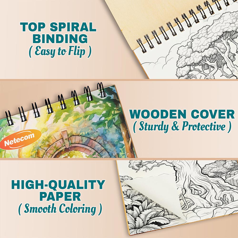 Dreamy Landscapes Coloring Pages For Adults