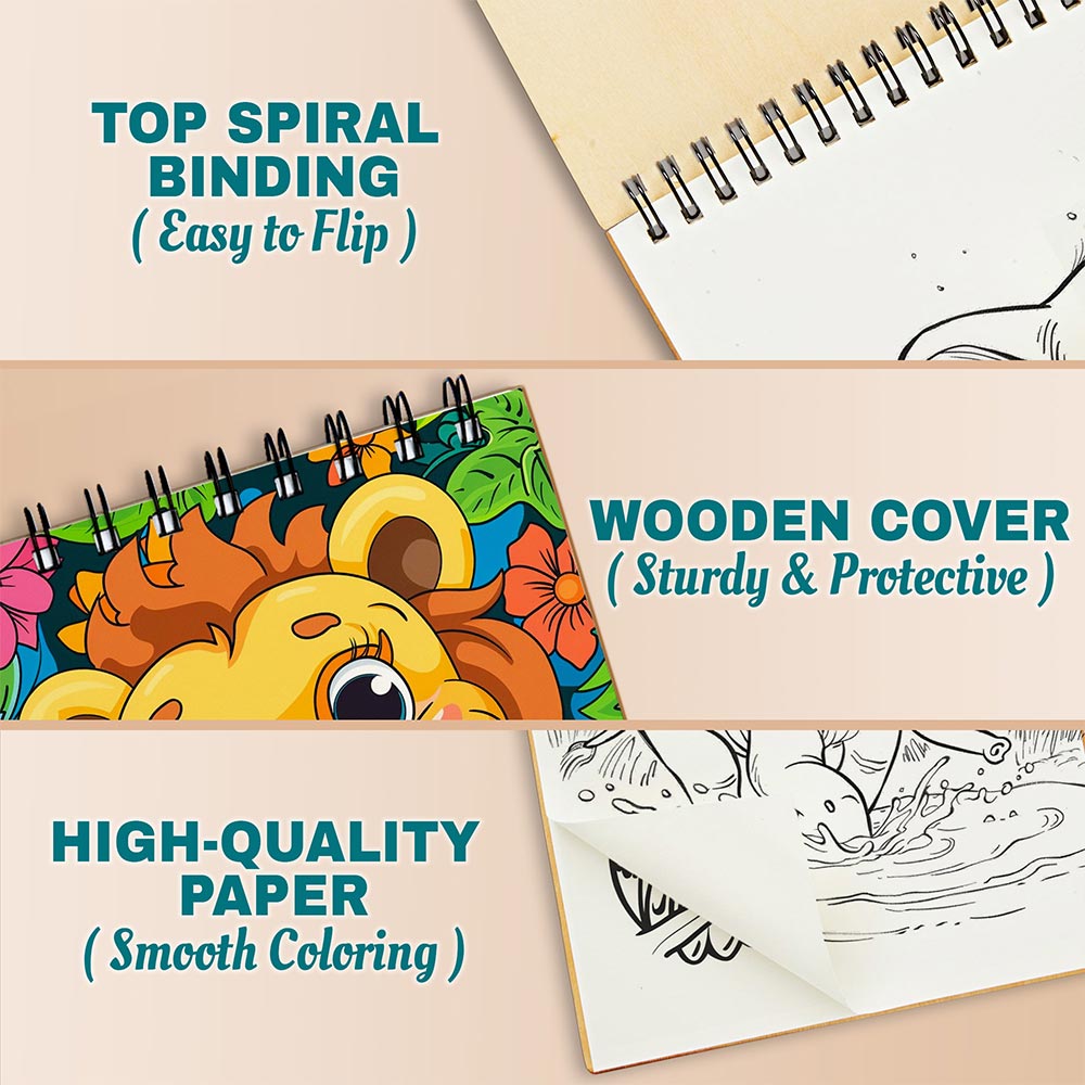 Netecom Cute Baby Animals Coloring Pages For Adults