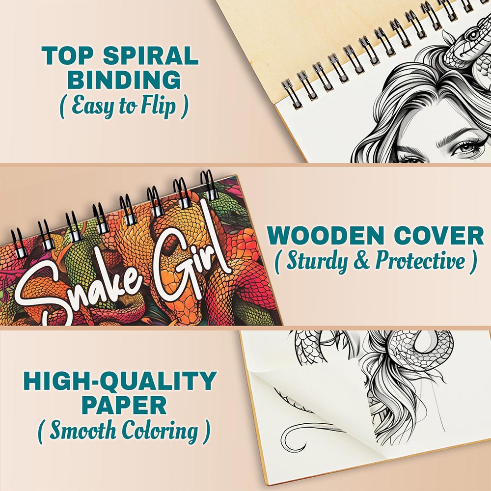 Netecom Snake Girl Coloring Pages For Adults