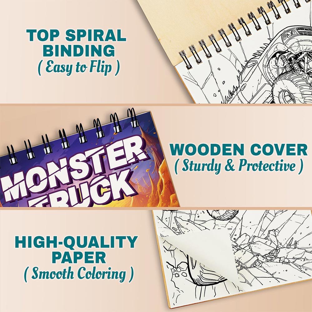Monster Truck Coloring Pages For Adults
