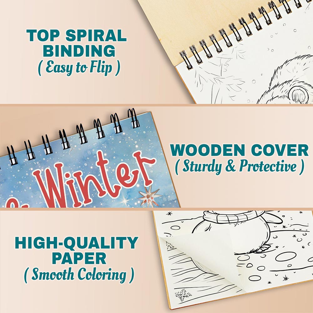Netecom Cute Winter Coloring Pages For Adults