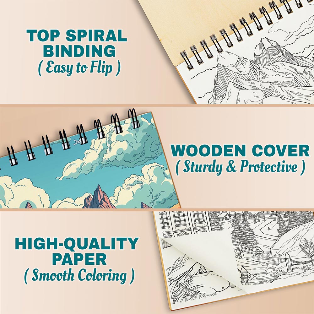 Netecom Alpine Wonders Coloring Pages For Adults