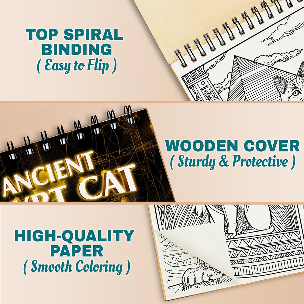 Netecom Ancient Egypt Cat Coloring Pages For Adults