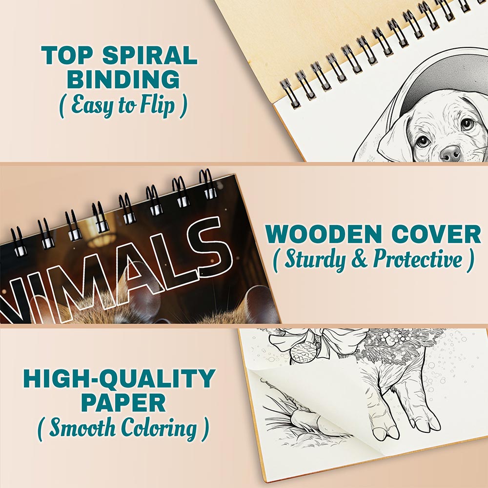 Netecom Christmas Animal Coloring Pages For Adults