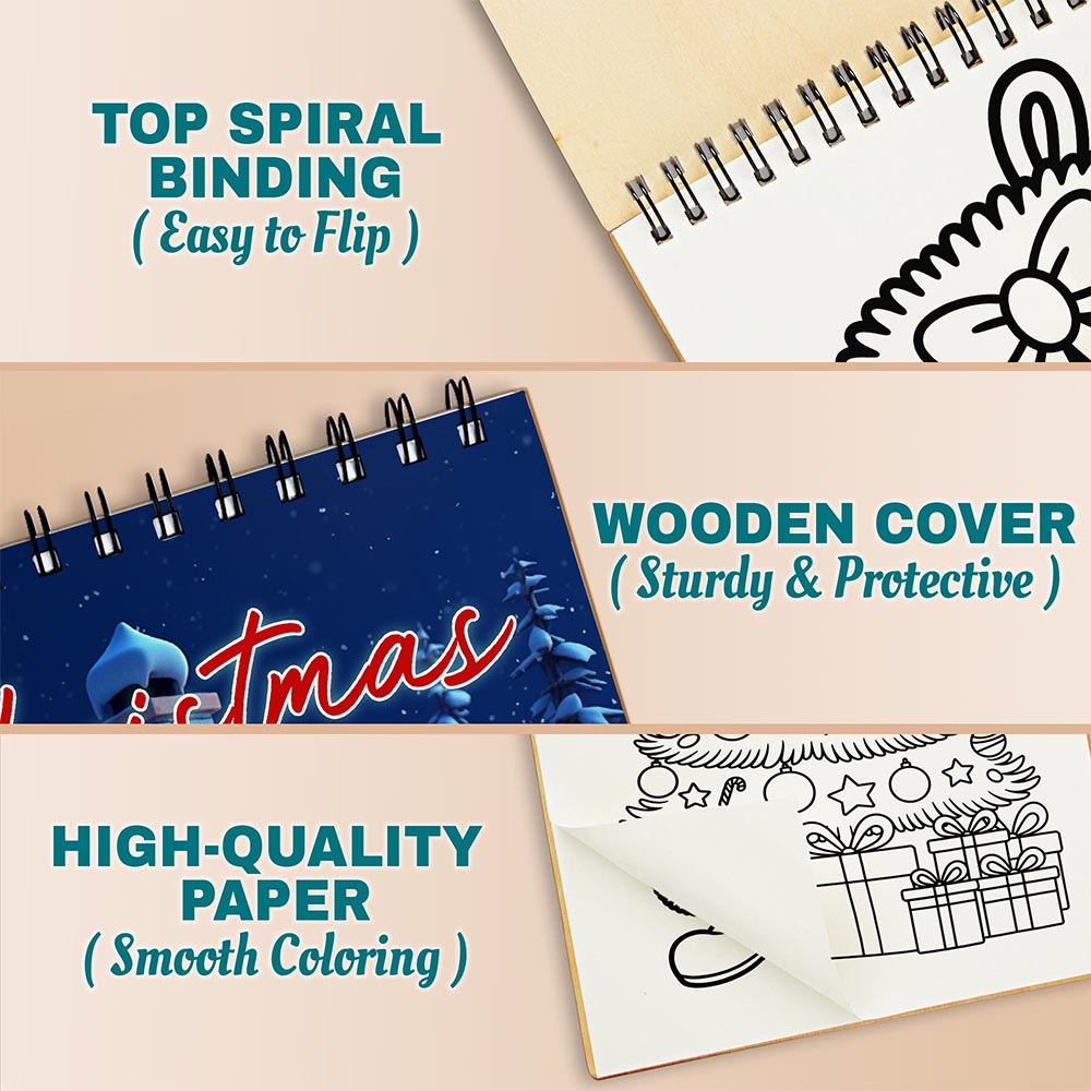 Netecom Large Print Christmas Coloring Pages For Adults