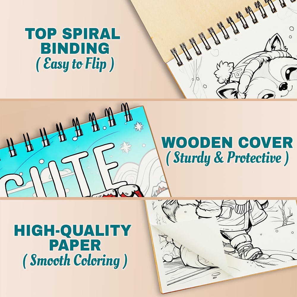 Netecom Cute Winter Coloring Pages For Adults