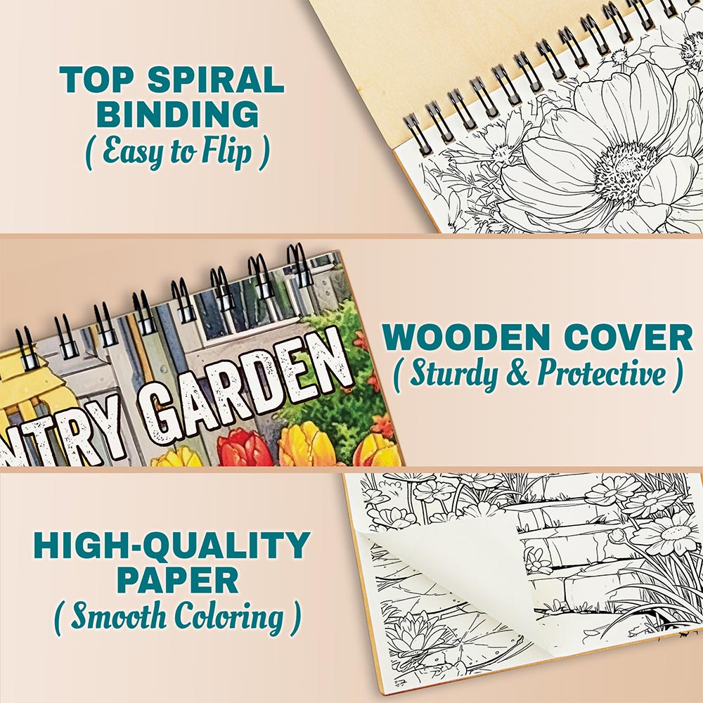 Netecom Country Garden Coloring Pages For Adults