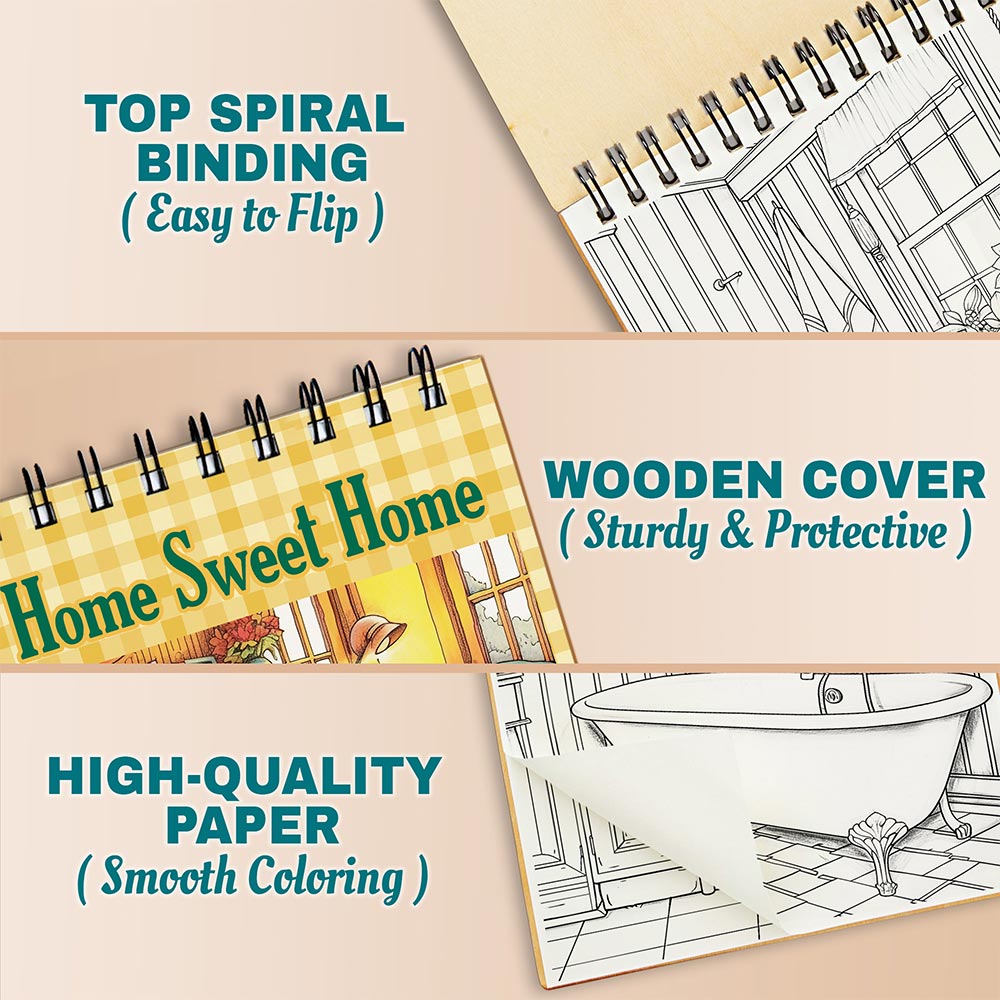 Netecom Home Sweet Home Coloring Pages For Adults