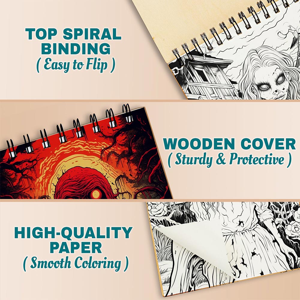 Netecom Horror Coloring Pages For Adults