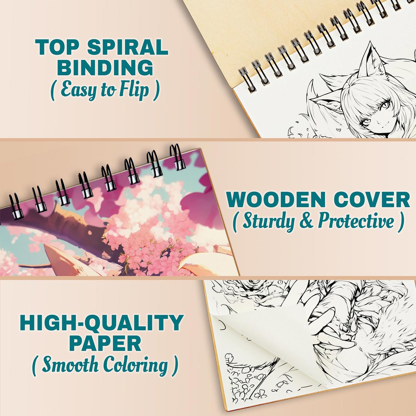 Netecom Anime Fox Girl Coloring Pages For Adults