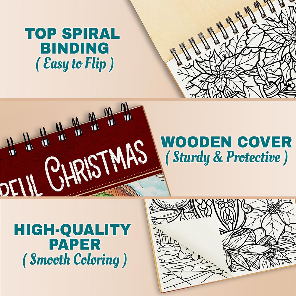 Netecom Colorful Christmas Coloring Pages For Adults