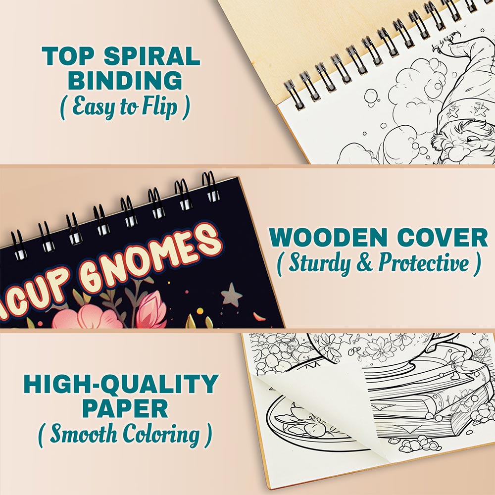 Netecom Teacup Gnomes Coloring Pages For Adults