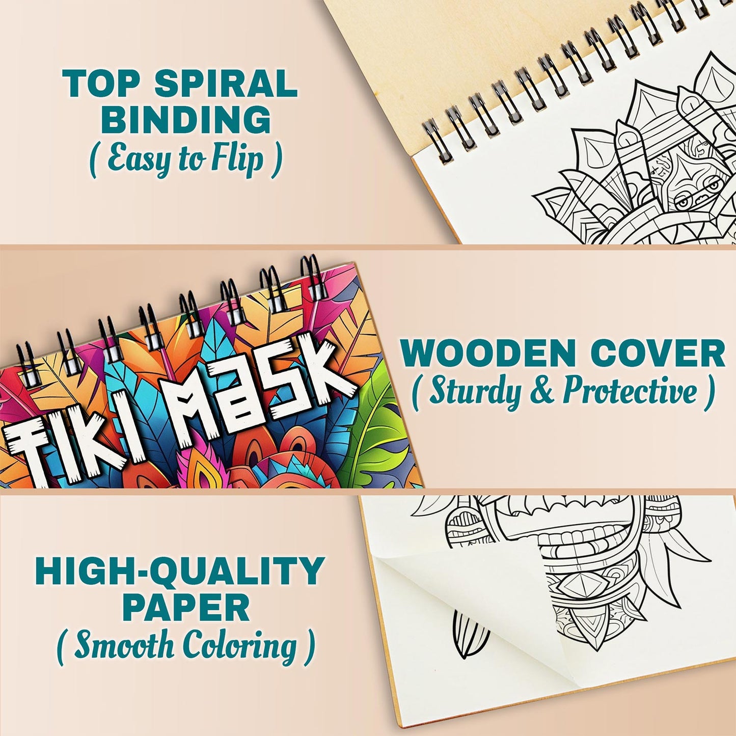 Netecom Tiki Mask Coloring Pages For Adults