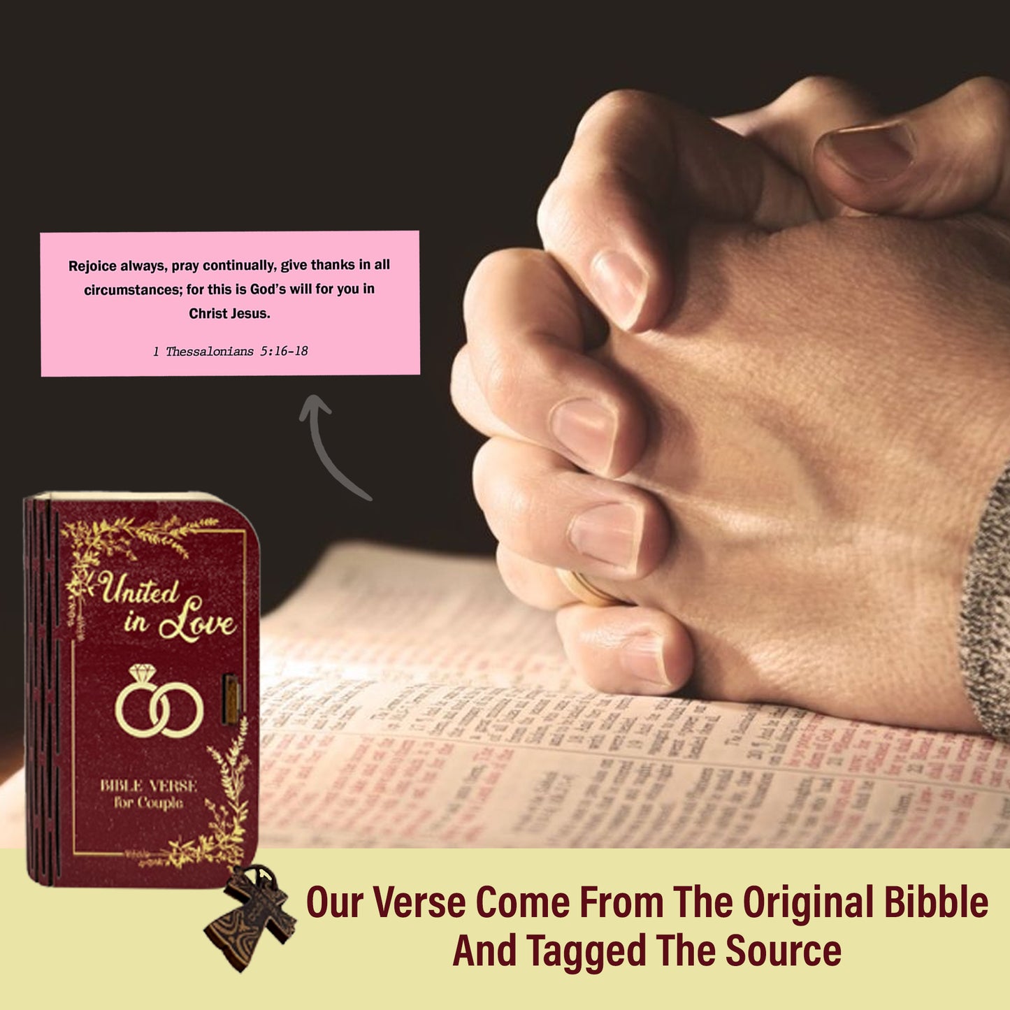 Marriage Bible Verse Box – 150 Prayer Cards, Christian Wedding Gift for Couples Mom Dad, Inspirational Scriptures, Housewarming Gifts
