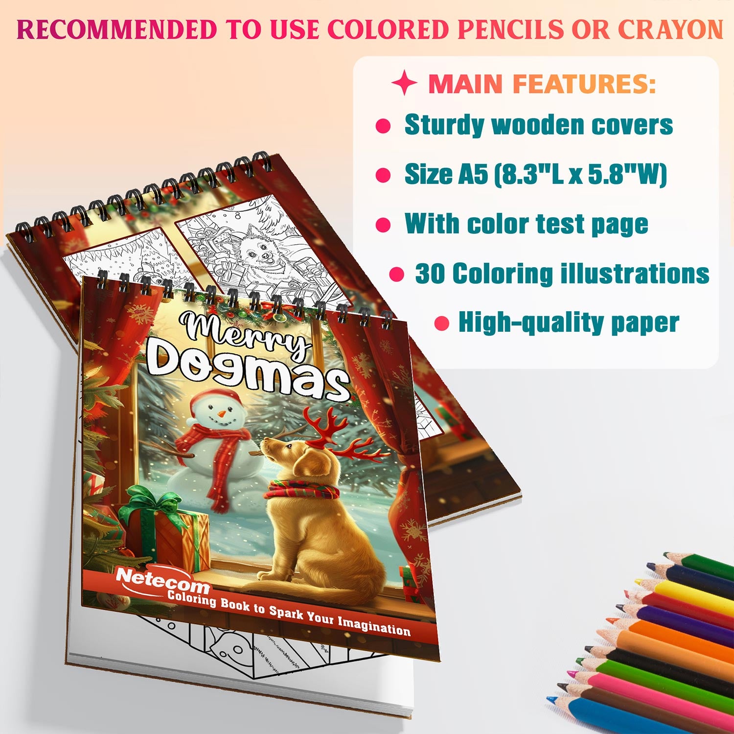 Netecom Merry Dogmas Coloring Sheets For Adults
