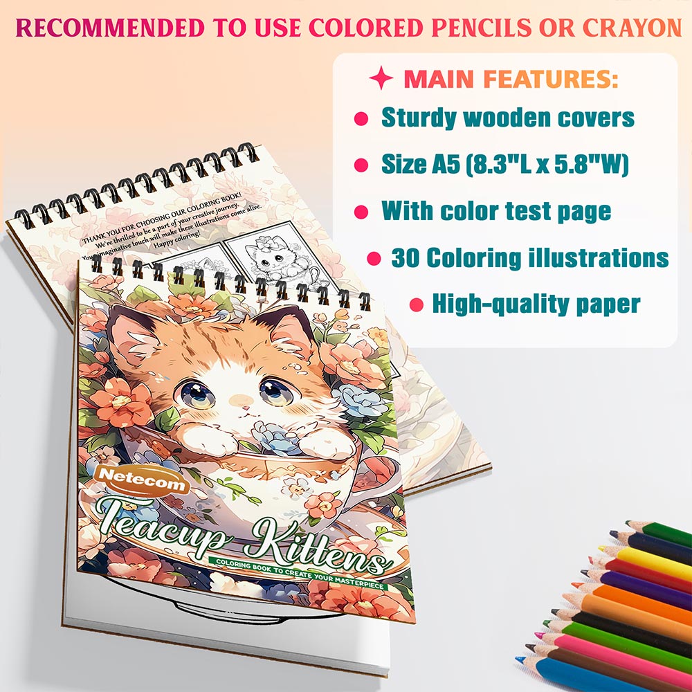 Netecom Teacup Kittens Coloring Sheets For Adults