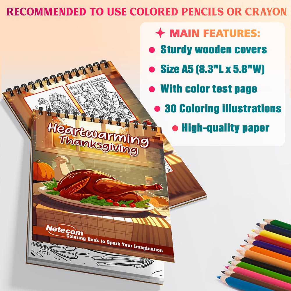 Netecom Heartwarming Thanksgiving Coloring Sheets For Adults