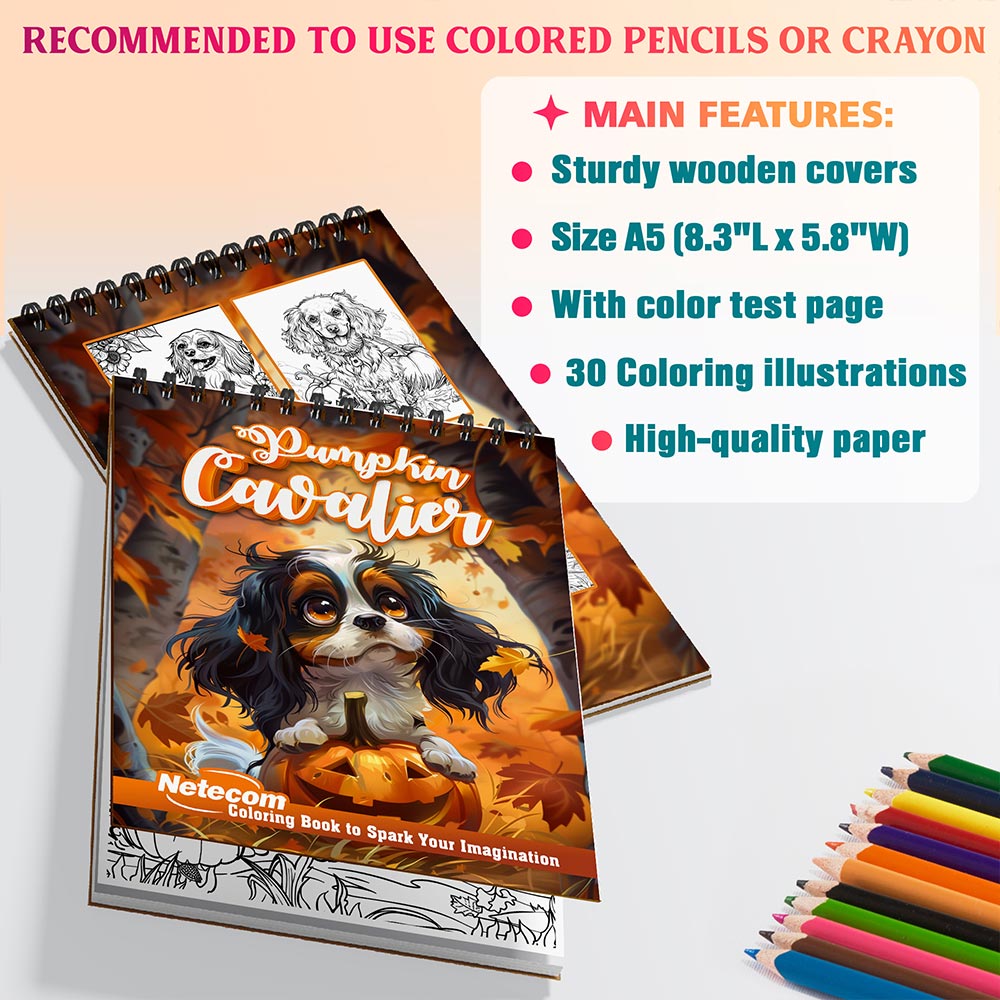 Netecom Pumpkin Cavalier Coloring Sheets For Adults