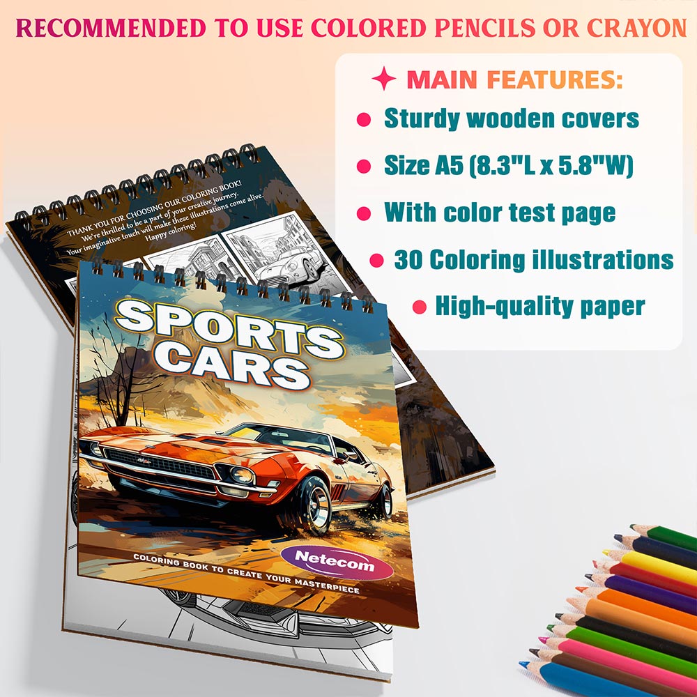 Sports Cars Coloring Sheets For Adults