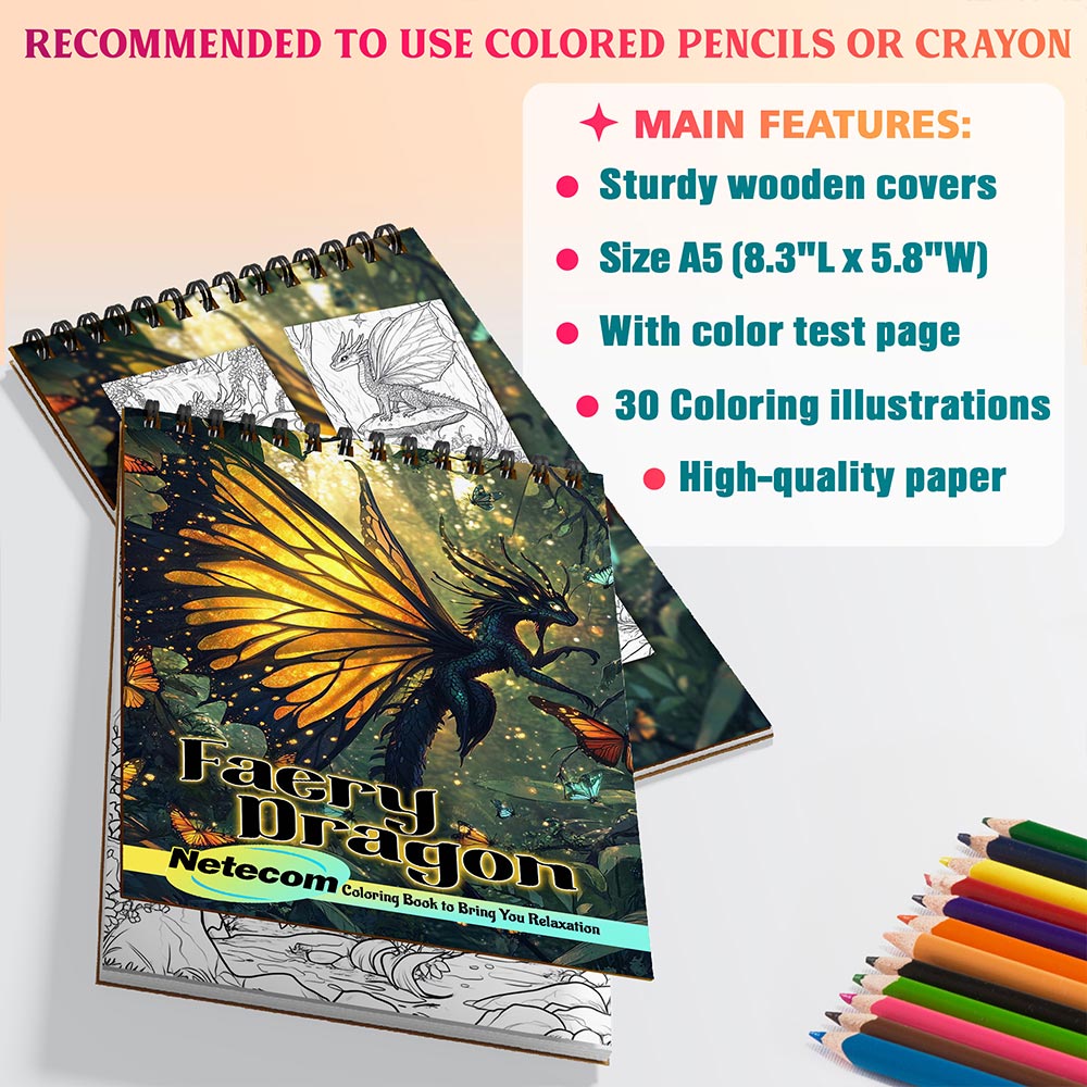 Netecom Faery Dragon Coloring Sheets For Adults