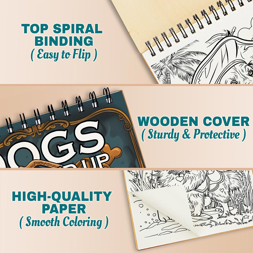 Netecom Dogs Dressed Up Coloring Pages For Adults