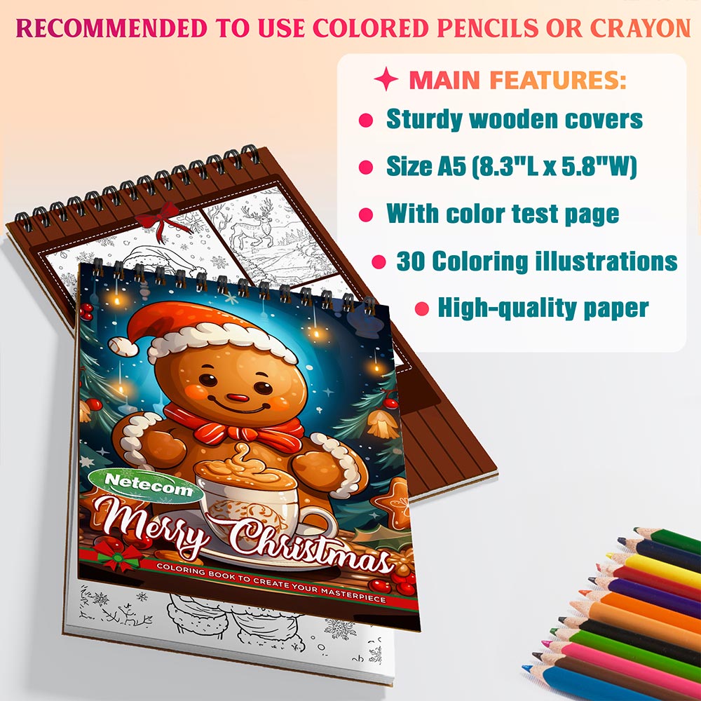 Netecom Merry Christmas Coloring Sheets For Adults