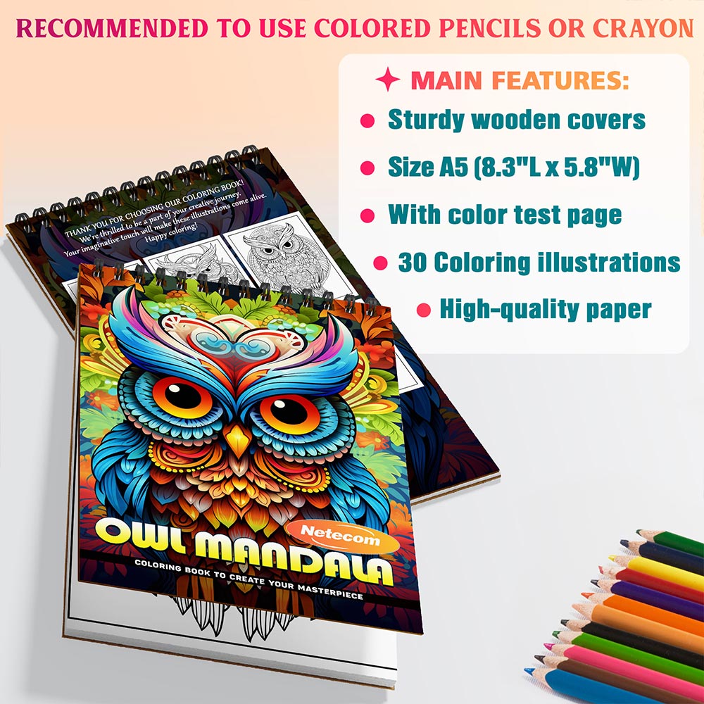 Owl Mandala Coloring Sheets For Adults