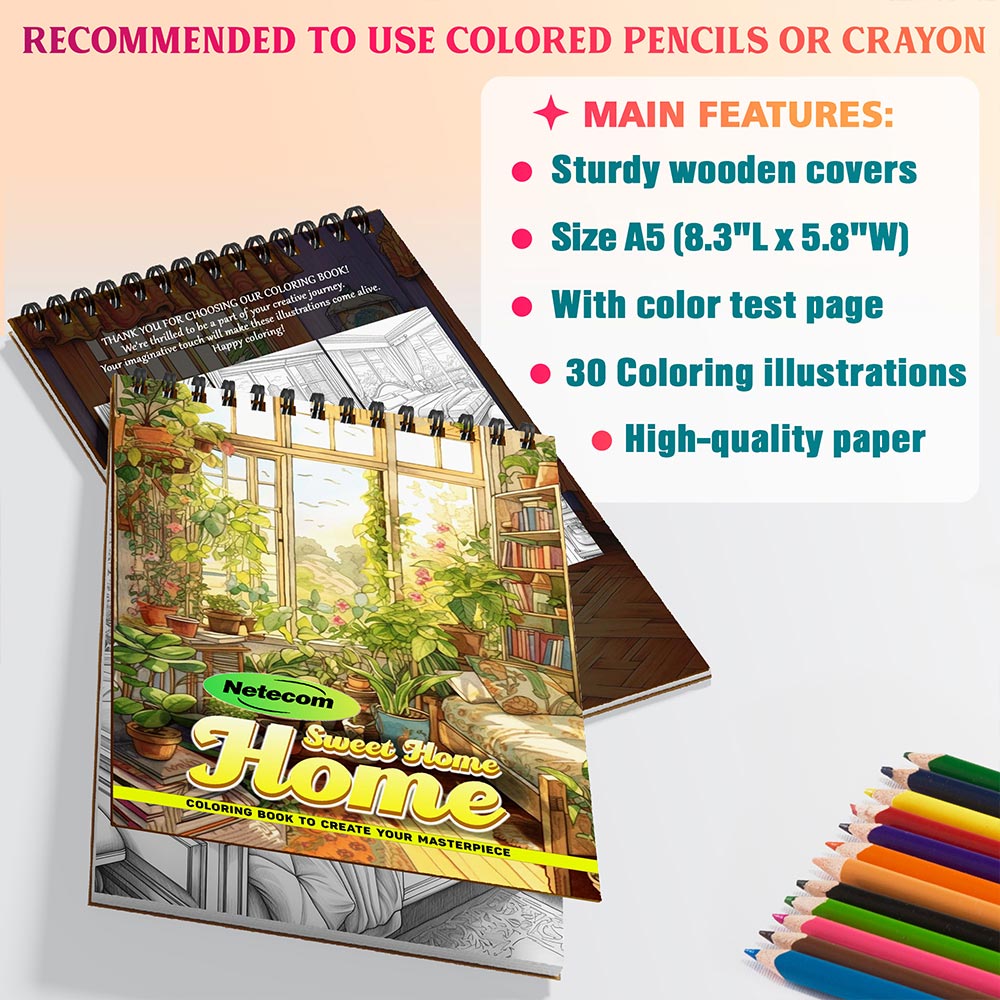 Home Sweet Home Coloring Sheets For Adults