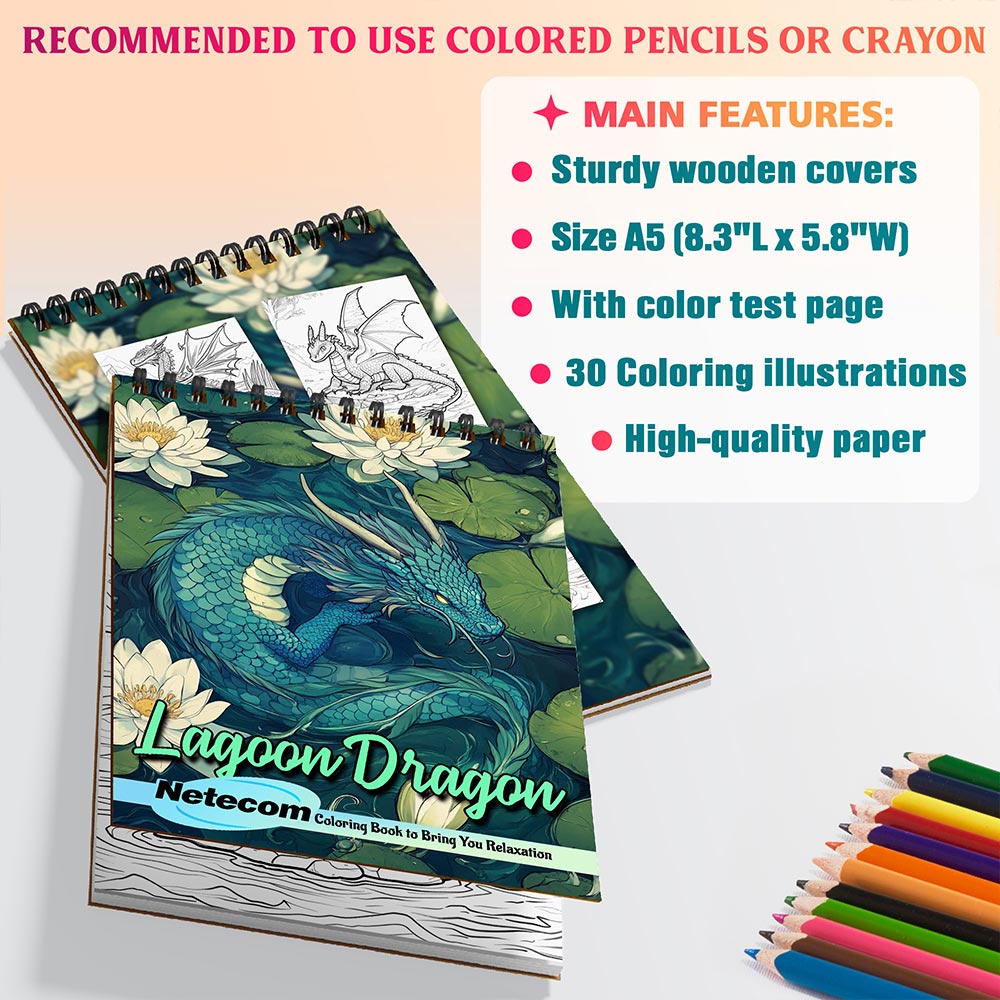 Netecom Lagoon Dragon Coloring Sheets For Adults