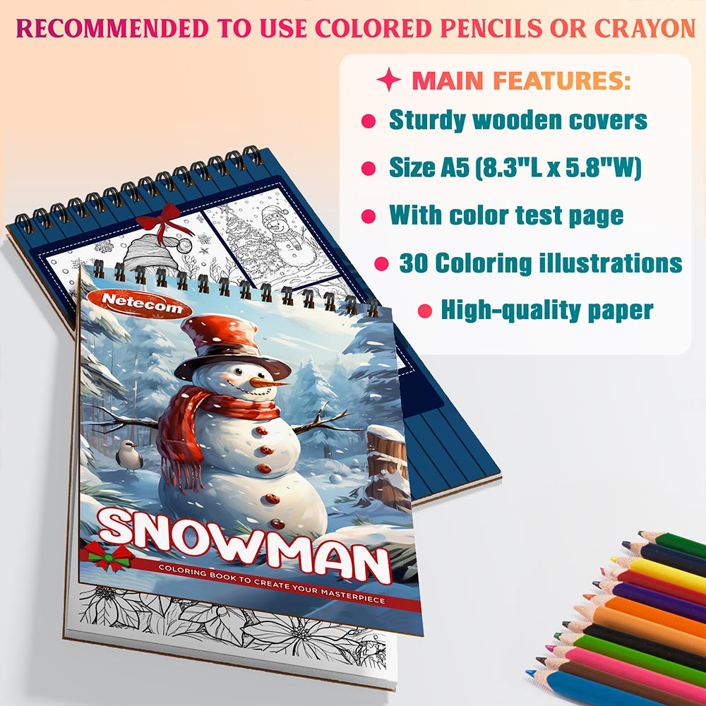 Netecom Snowman Coloring Sheets For Adults