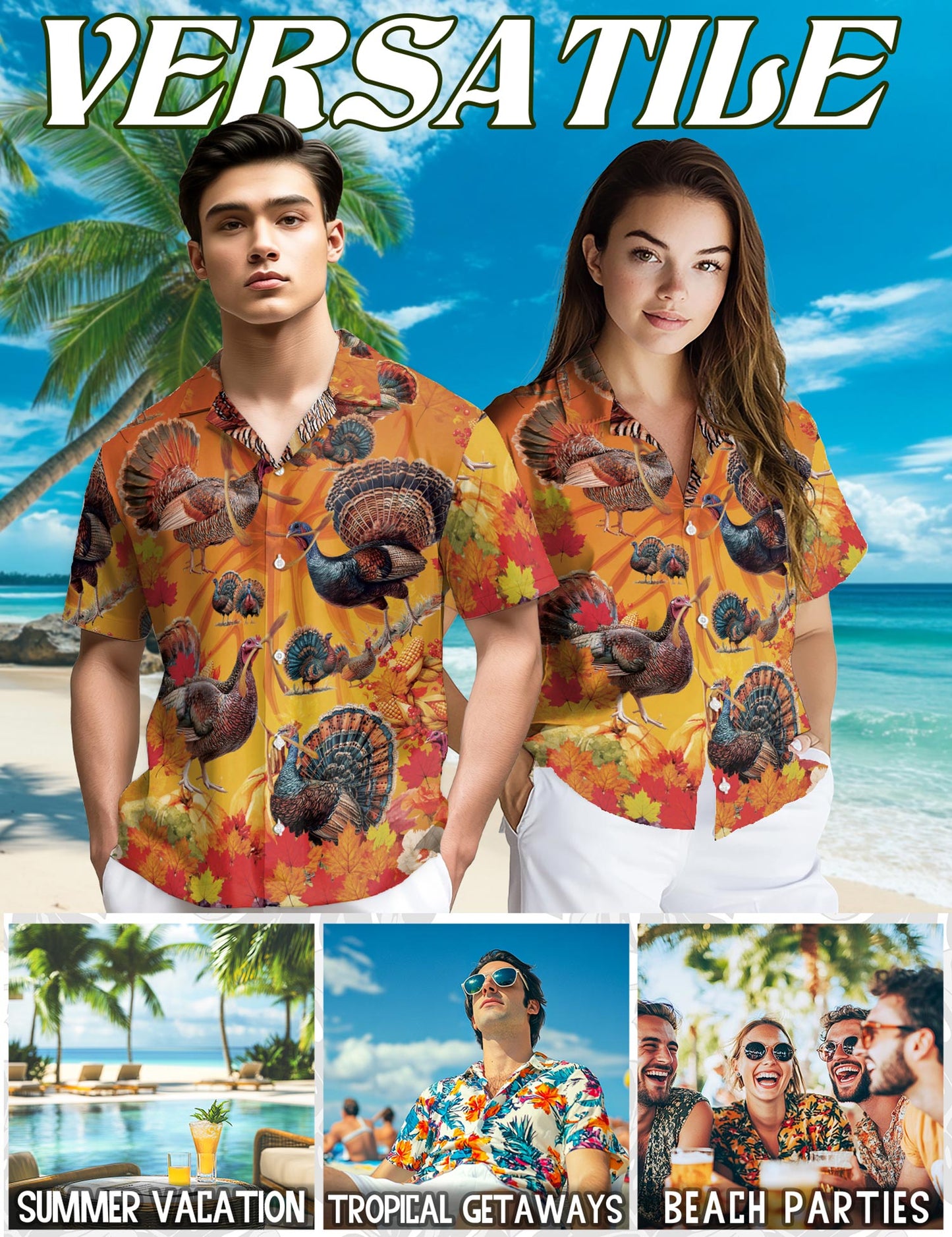 Netecom Pineapple Red Angus Cattle Hawaiian Shirt for Men Cow Lover Gifts, Button Down Summer Beach Short Sleeve, S-5XL