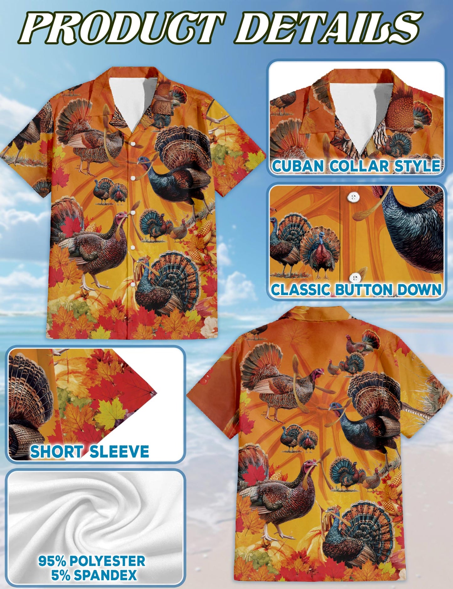 Netecom Pineapple Red Angus Cattle Hawaiian Shirt for Men Cow Lover Gifts, Button Down Summer Beach Short Sleeve, S-5XL