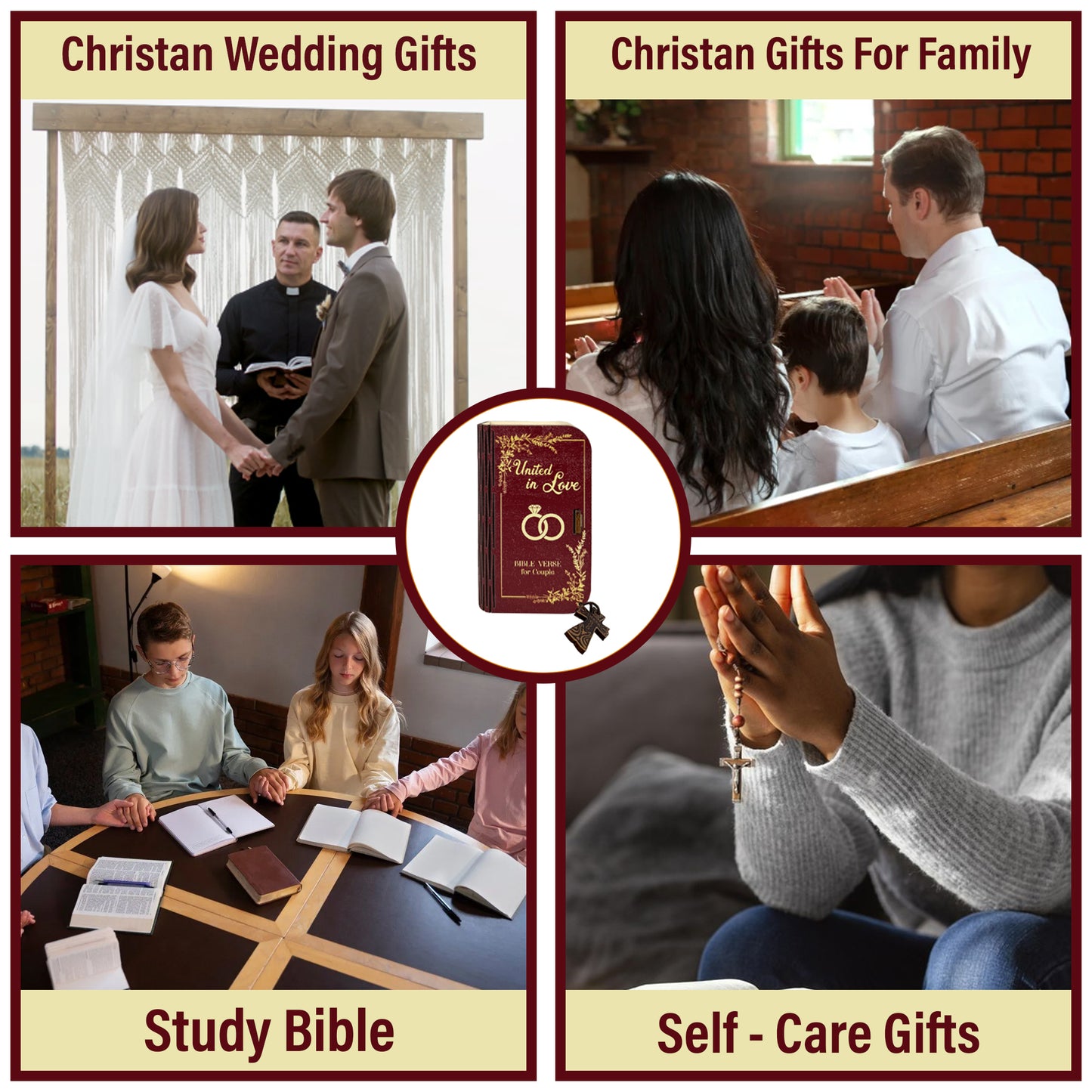 Marriage Bible Verse Box – 150 Prayer Cards, Christian Wedding Gift for Couples Mom Dad, Inspirational Scriptures, Housewarming Gifts