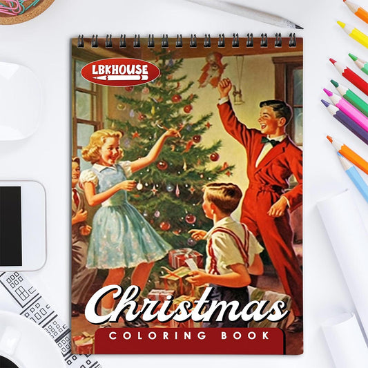 LBKHOUSE Christmas Coloring Book for Adult