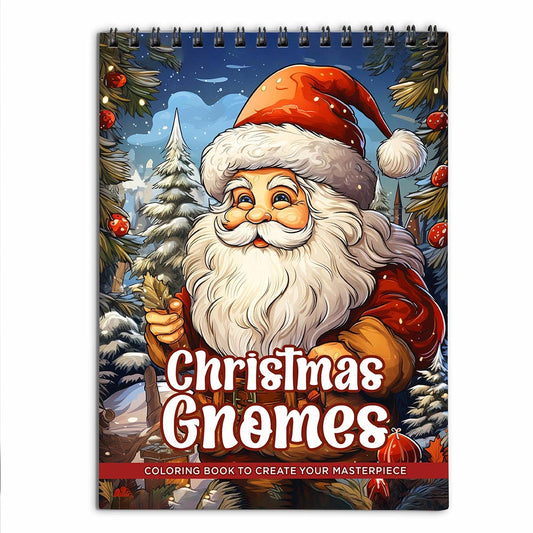 LBKHOUSE Christmas Gnomes Coloring Book for Adult
