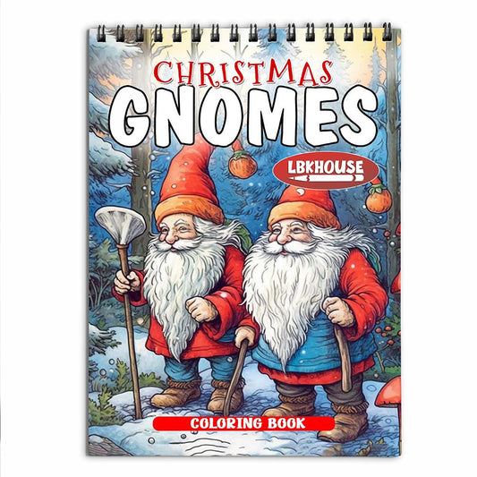 LBKHOUSE Christmas Gnomes Coloring Book for Adult