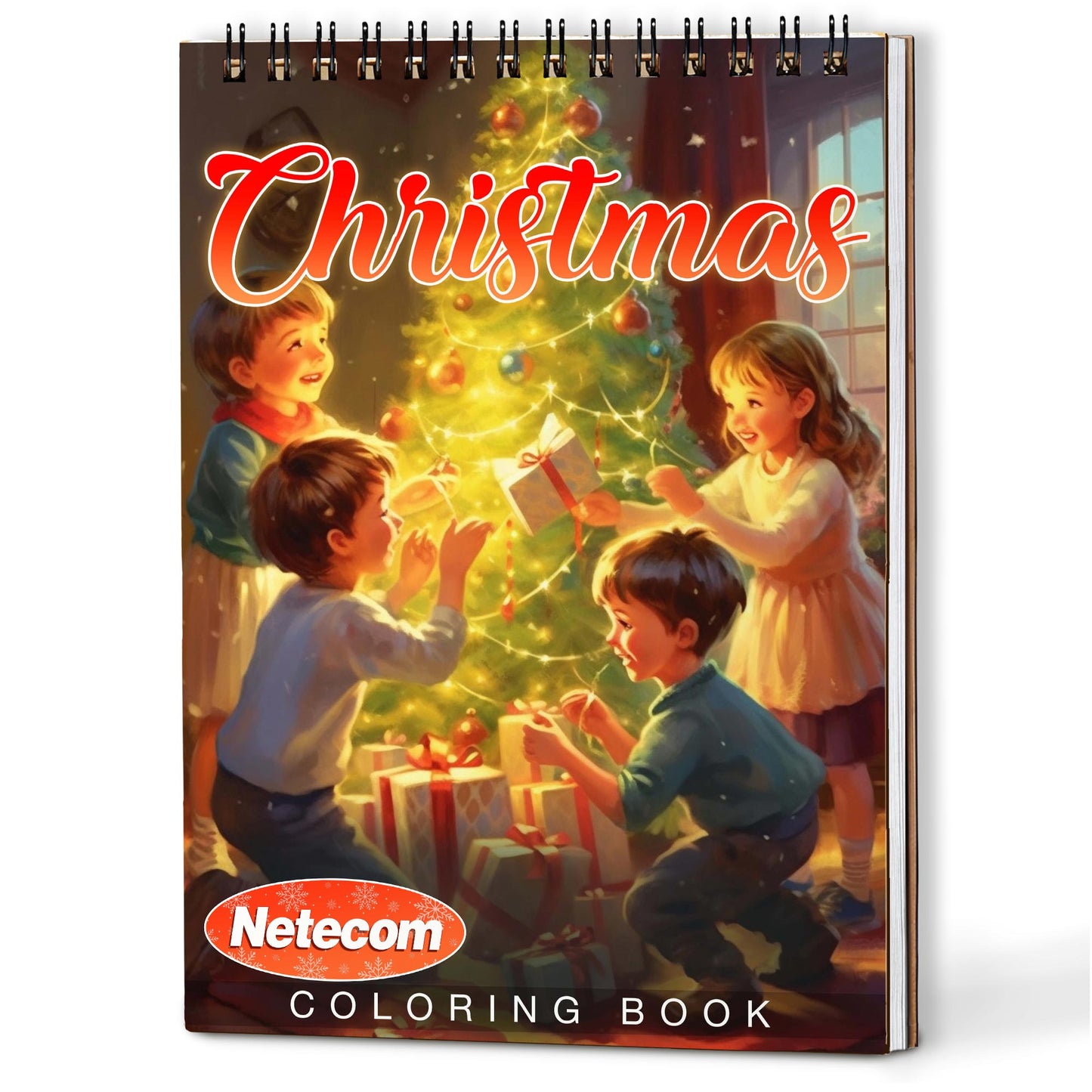 Netecom Christmas Coloring Book For Adults