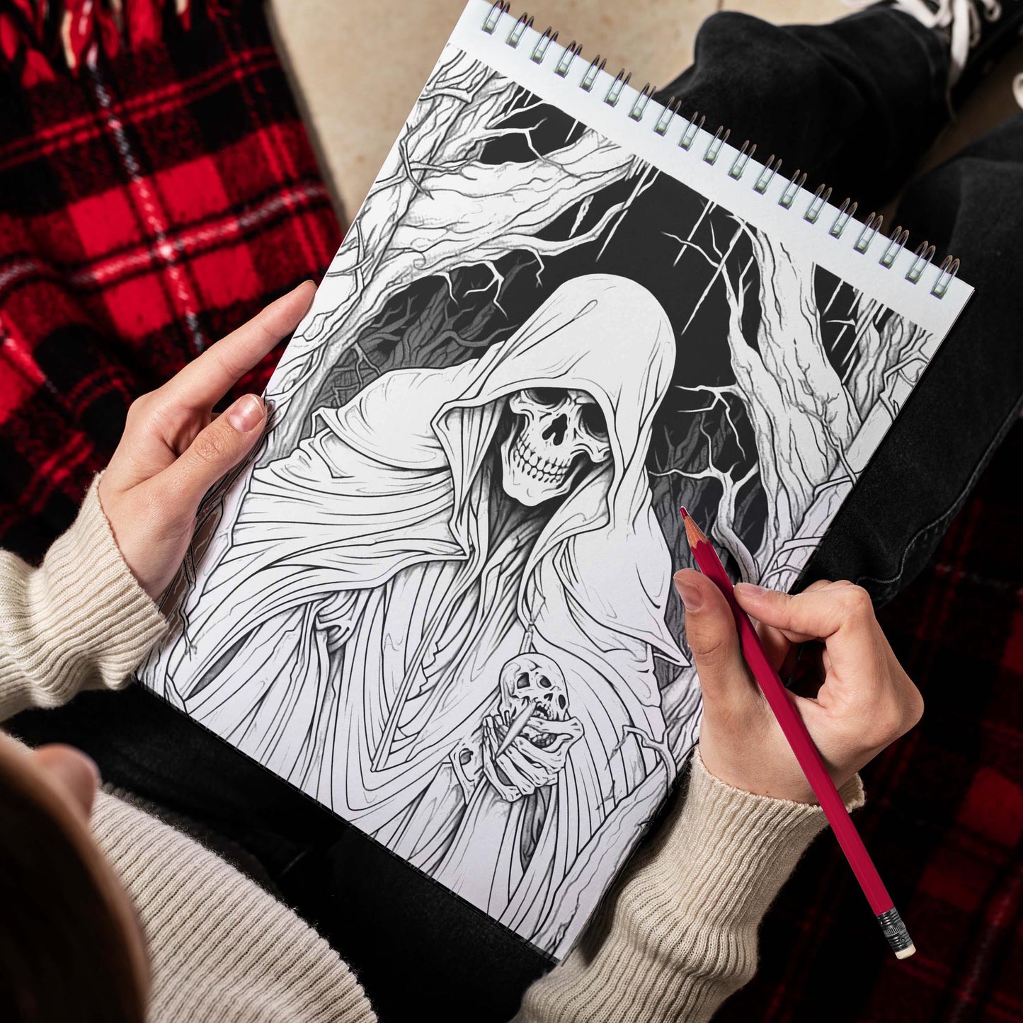 Surreal Abnormality Spiral Bound Coloring Book, Immerse Yourself in 30 Surreal Abnormality Coloring Pages for Dreamers to Find Inspiration.