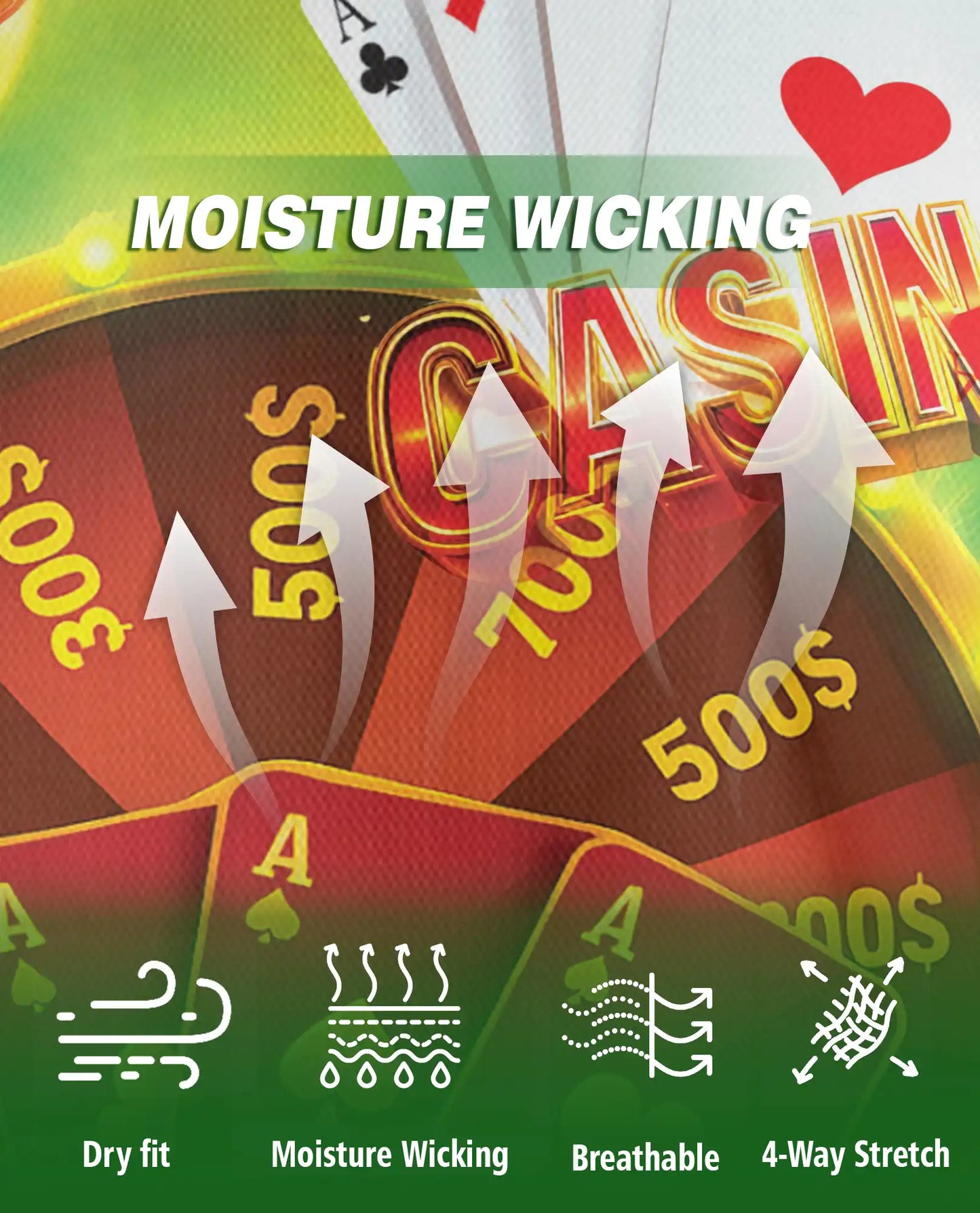 Casino Polo Shirt – Lucky Jackpot Gaming Print | Netecom