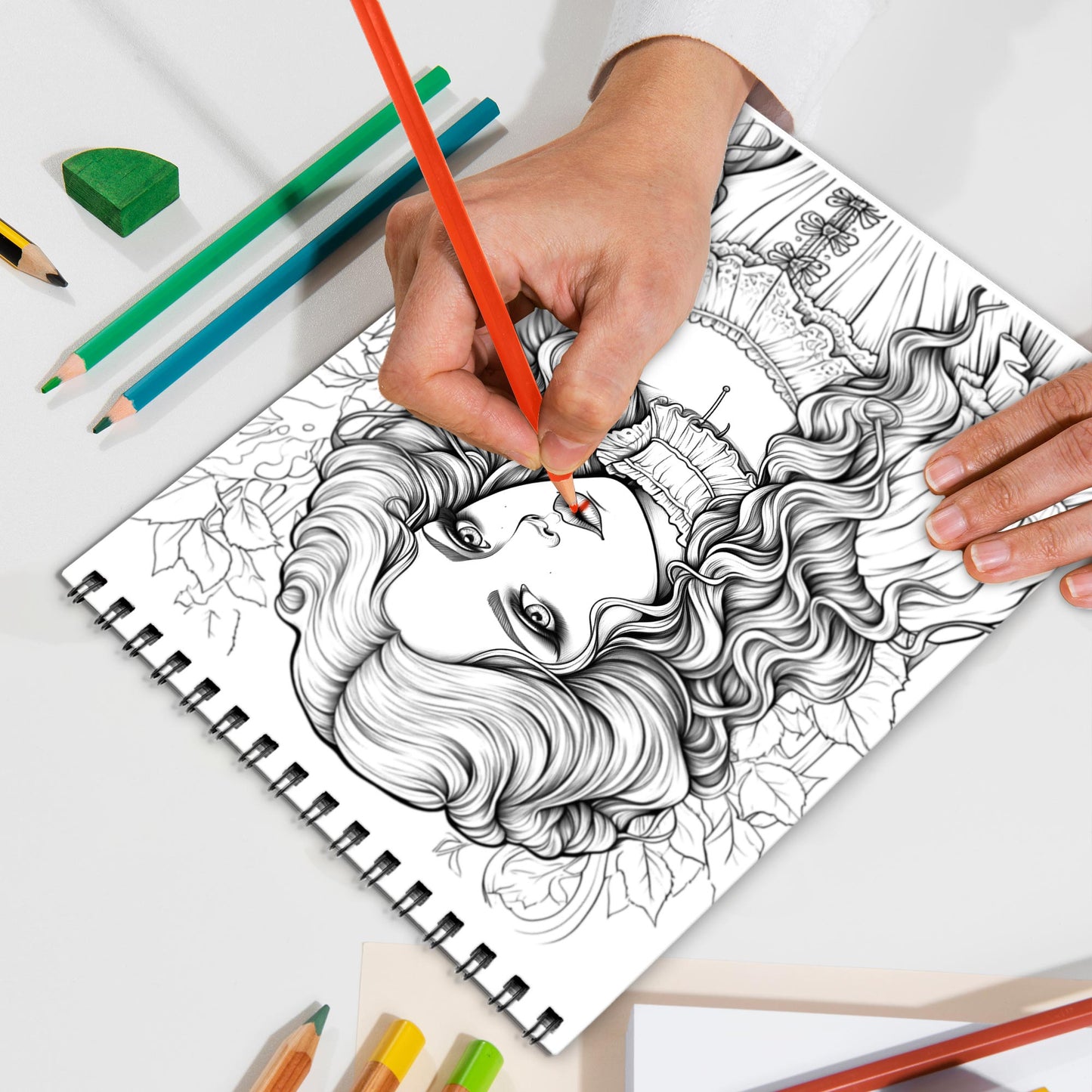 Vampires Spiral Bound Coloring Book, Gothic Vampire Scenes for a Dark and Mysterious Art Experience, Great for Fans of the Supernatural and Horror