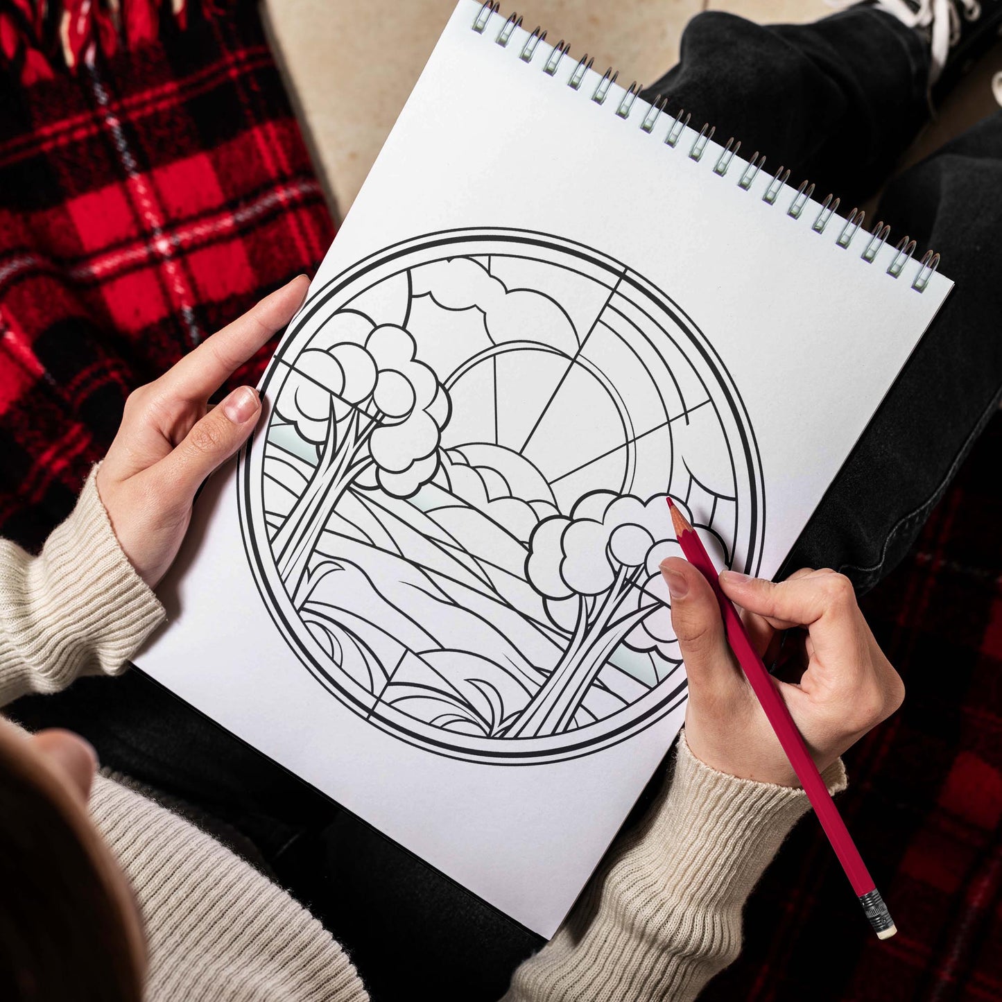 Minimalist Boho Nature Spiral Bound Coloring Book, Embark on a Peaceful Coloring Journey with 30 Stunning Minimalist Boho Nature Coloring Pages for Artistic Explorers to Dive into the Serene World of Nature and Unleash Their Creativity