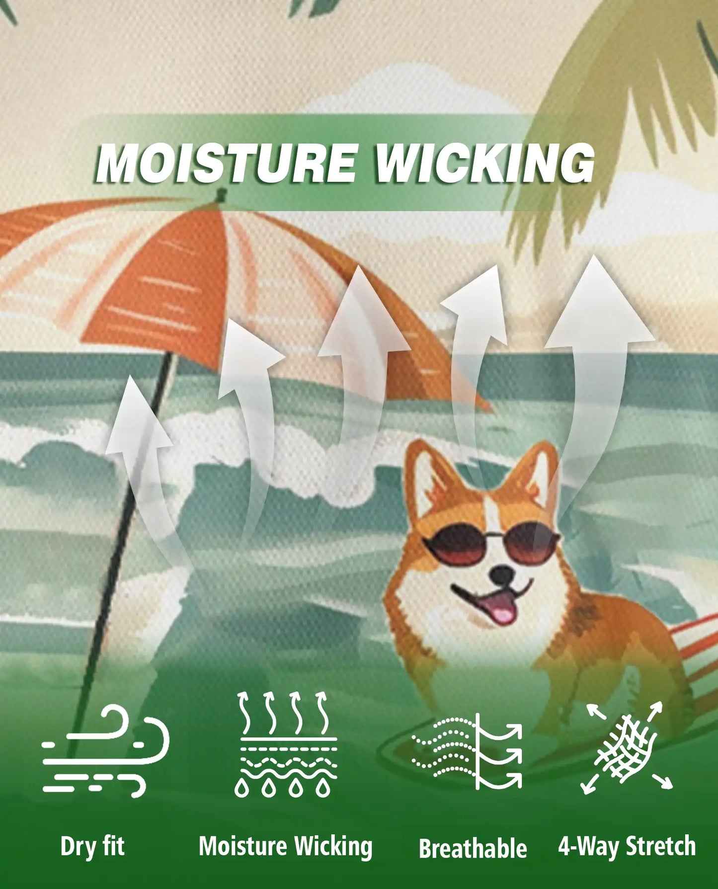 Corgi Hawaiian Polo Shirt | Netecom